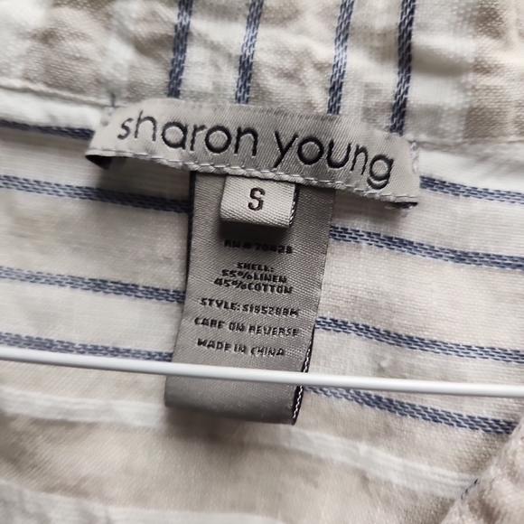 Sharon Young Tops - Sharon Young Striped Shirt